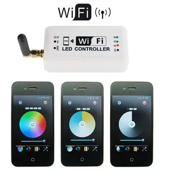 

Led mini wifi controller apple/android mobile smart flat wifi controller rgb