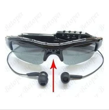 Nueva Moda gafas de Sol de Vídeo HD Mini DVR Grabador de Video Audio Cámara Digital MP3 Reproductor de Música gafas de sol