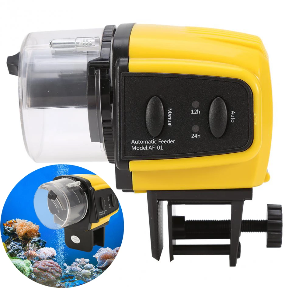 Auto Fish Food Feeder For Aquarium Tank Digital LCD Automatic Fish