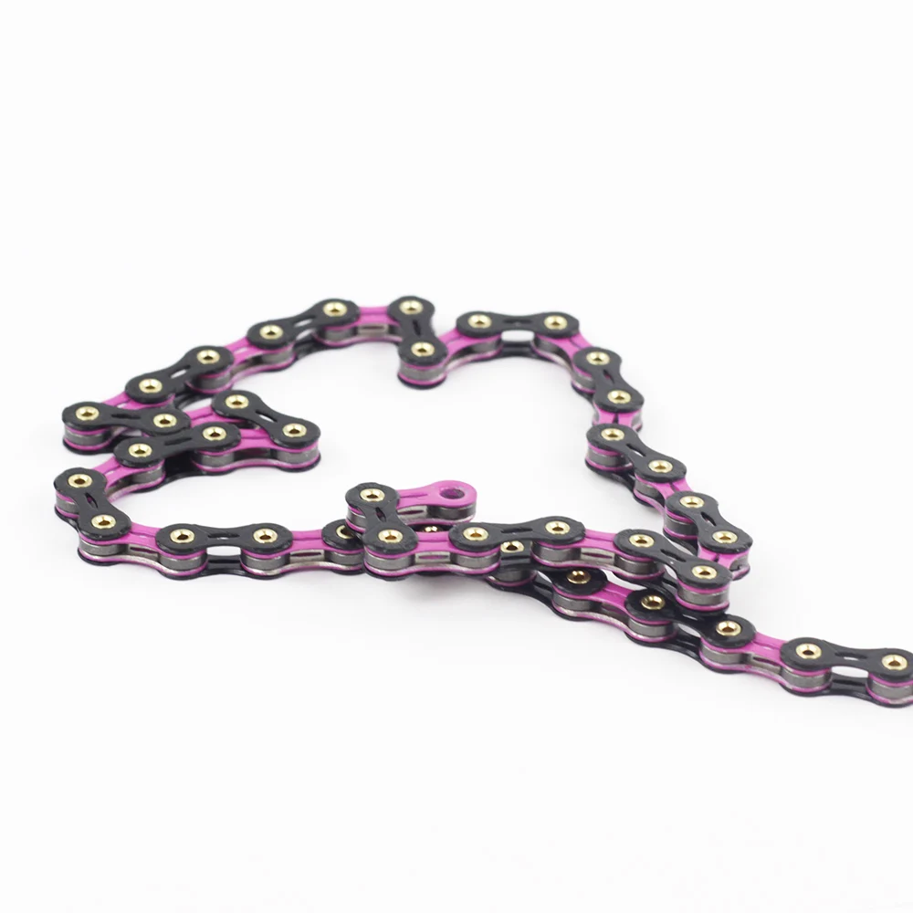 Clearance SUMC 11 Speed Diamond Chain with Connector 116L 11s Full Hollow MTB Mountain Road Bike BMX Chains Bike Velo accessories 1