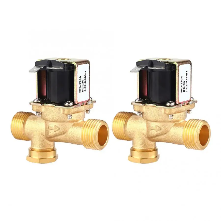 

Actuator Ball Valve 1/2" Brass Electric Solenoid Valve NC Normally Closed Water Inlet Valve Electric Magnetic Valve