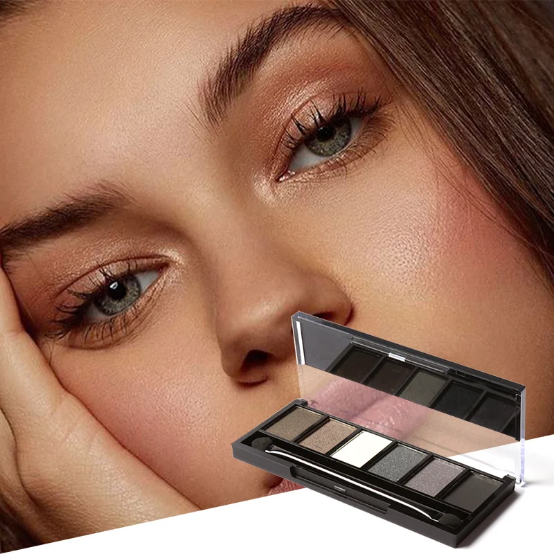 FOCALLURE Smokey палитра теней для век тени мерцающий пигмент гладкая кремовая пудра