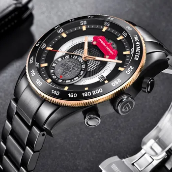 

Luxury Brand PAGANI DESIGN 2018 Chronograph Sport Watches Men Reloj Hombre Full Steel Quartz Watch New Clocks Relogio Masculino