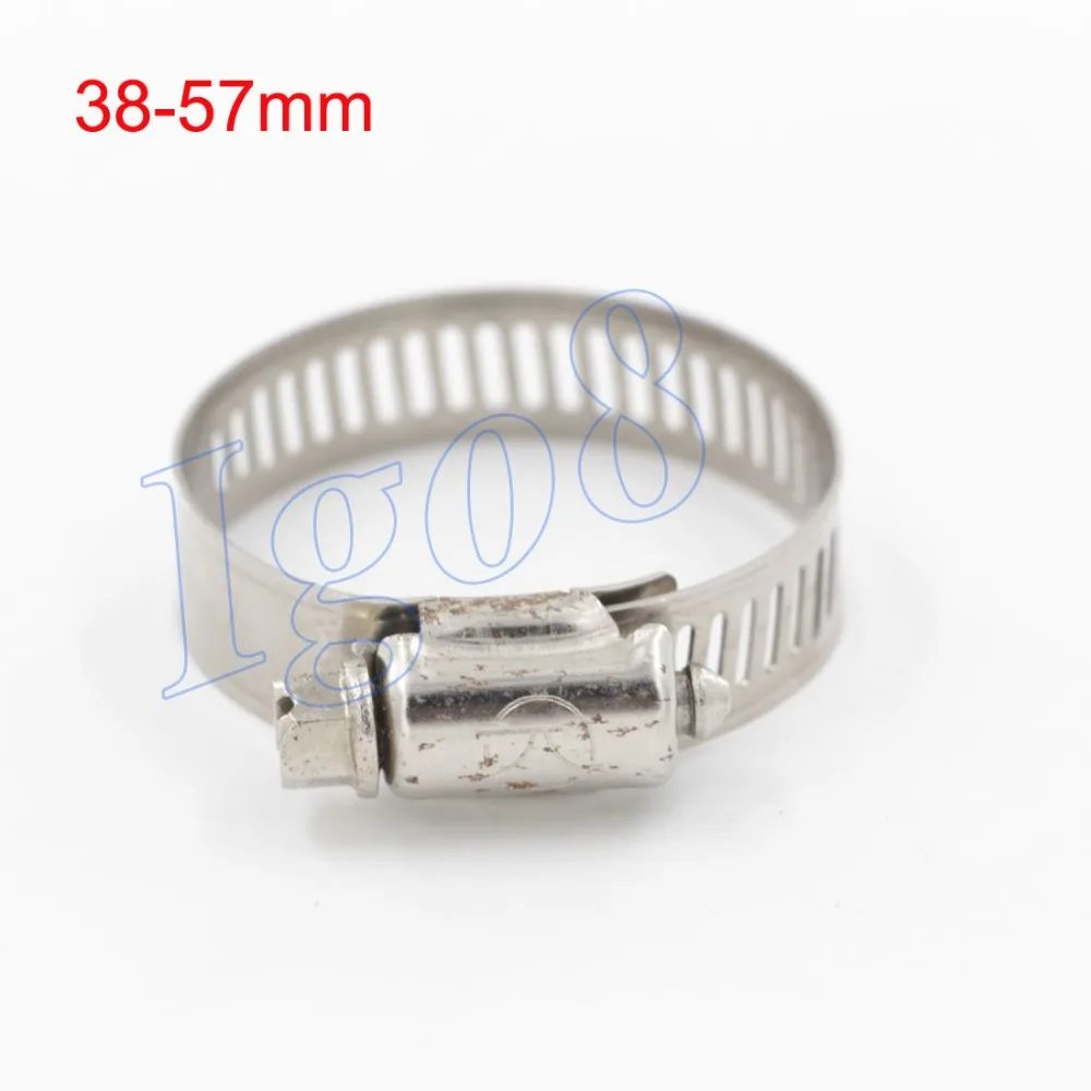 

Stainless Steel Hose Pipe Clamp 38-57mm 20PCS