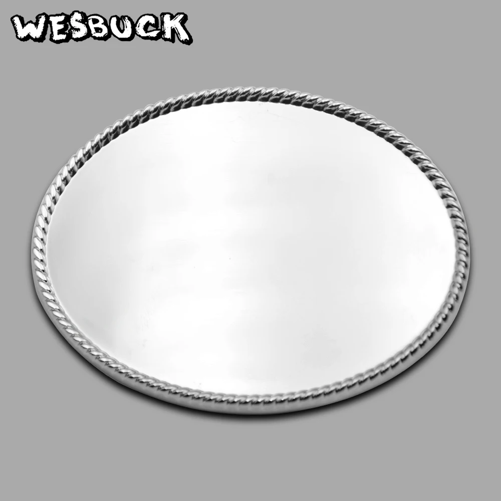 

WesBuck Brand Classic Oval Blank Belt Buckle Custom BY Yourself, Fashion DIY Belt Buckle Men's Birthday Gift