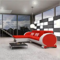 Современный стиль гостиной диван из натуральной кожи a1299