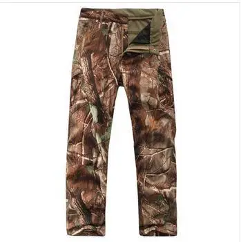 

Winter Shark Skin Soft Shell Tactical Military Camouflage Pants Men Windproof Waterproof Warm Camo Paintball Army Fleece Pants