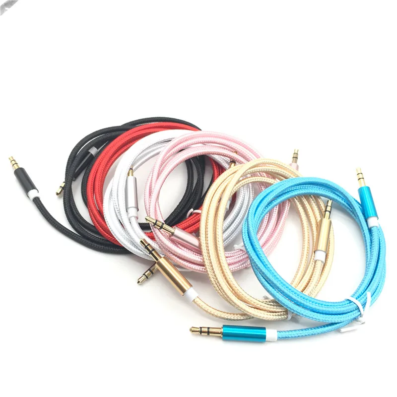 

Aux cable 3.5mm Audio Cable 3.5 mm Jack Male to Male Aux Cable For Car iPhone 7 Headphone Stereo Speaker cable Aux Cord