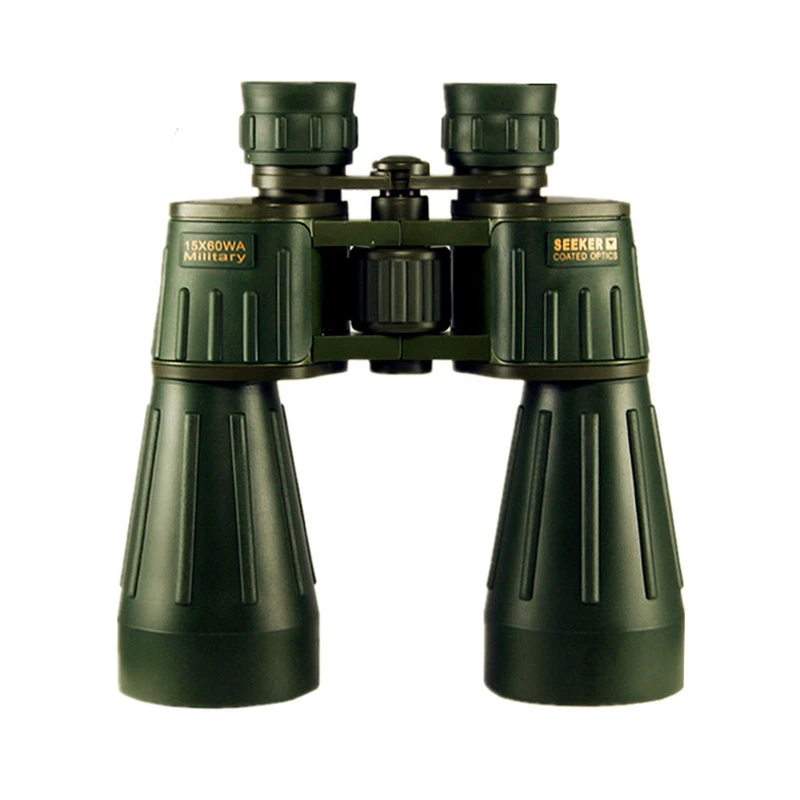 15X60 бинокль телескоп высокой четкости Портативный мерцающий Охота жизнь водонепроницаемый Binocle FMC зеленая пленка поле-очки