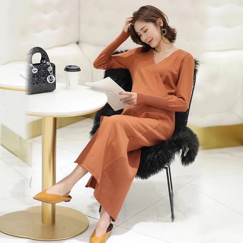 High Quality Autumn Maternity Sweater Dress Pregnancy Clothes Nursing Dresses For Pregnant Women Breastfeeding Maternity Dresses High Quality Autumn Maternity Sweater Dress Pregnancy Clothes Nursing Dresses For Pregnant Women Breastfeeding Maternity Dresses