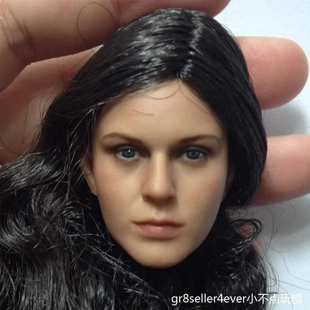 1/6 Head Sculpt beautiful asian indian sexy girl fit hot toys kumik female bodyin Action & Toy