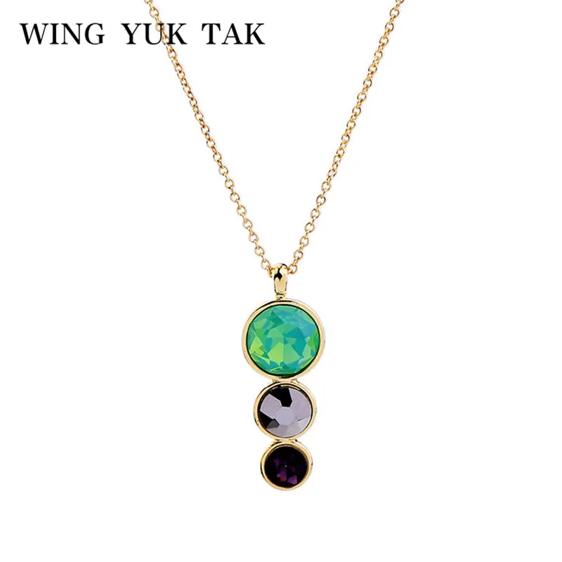 

wing yuk tak Fashion Minimalist Round Statement Choker Necklace Women