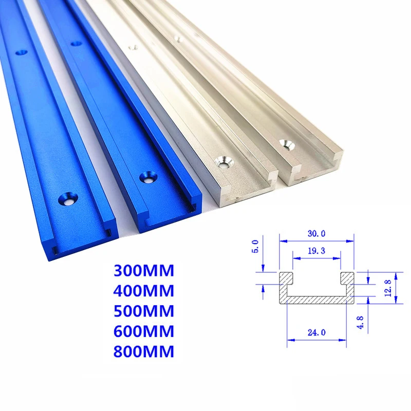 Футболка(1 шт.) треков Стандартный Алюминий слот, трек джиг приспособление для маршрутизатора Таблица Пилы деревообрабатывающий инструмент 300/400/500/600/800 мм