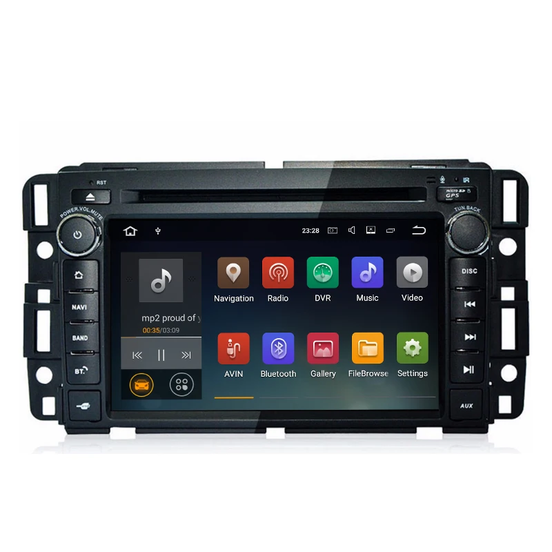 Flash Deal 7" 1024*600 Quad Core Android 7.12 2G+16G Special Car DVD for GMC Acadia 2009-2011 & GMC Denali 2007-2012 & GMC Yukon 2007-2012 1