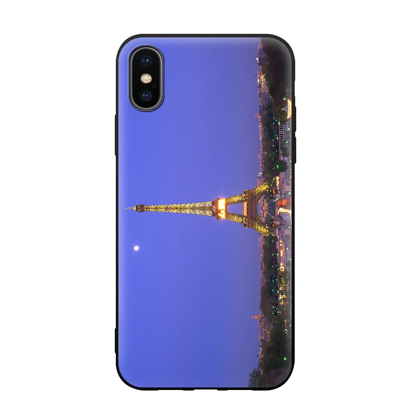 EiiMoo фото пользовательский чехол для телефона для iPhone XS Max XR X чехол силиконовый черный чехол iPhone 6 S 7 8 Plus 11 Pro Max Picture DIY