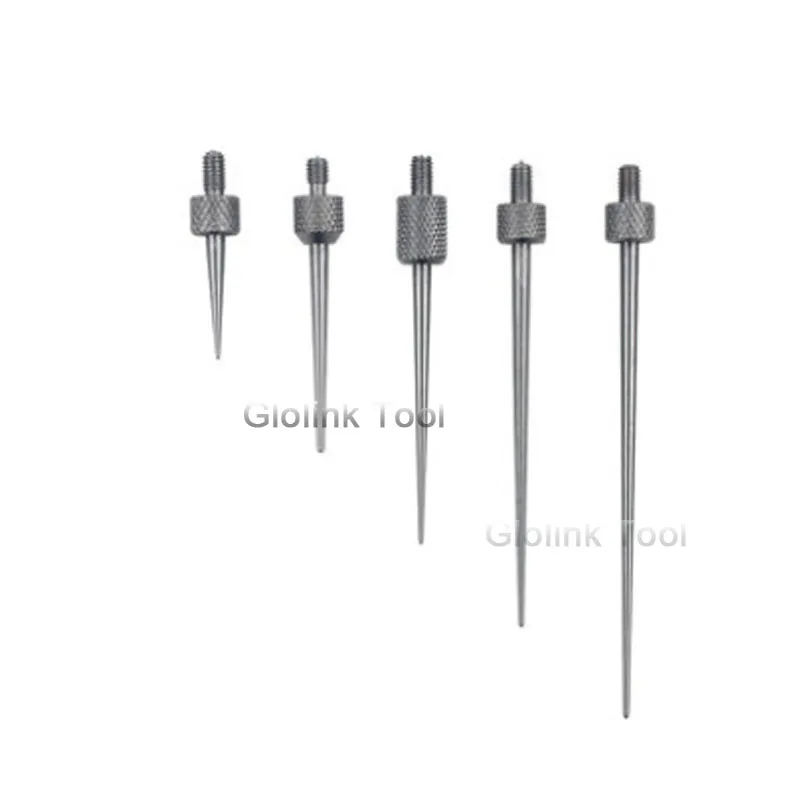 M2.5 나사 바늘 직경 HSS 다이얼 테스트 표시기 접점 뾰족한 바늘 다이얼 표시기 도구 부품 10mm 20mm 45 도