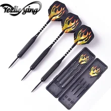 New YEZLIEYING 3 Pieces / Set of Professional Darts 19 Grams of Yellow Flame Steel Tip Darts Aluminum Alloy Darts Entertainment New YEZLIEYING 3 Pieces / Set of Professional Darts 19 Grams of Yellow Flame Steel Tip Darts Aluminum Alloy Darts Entertainment