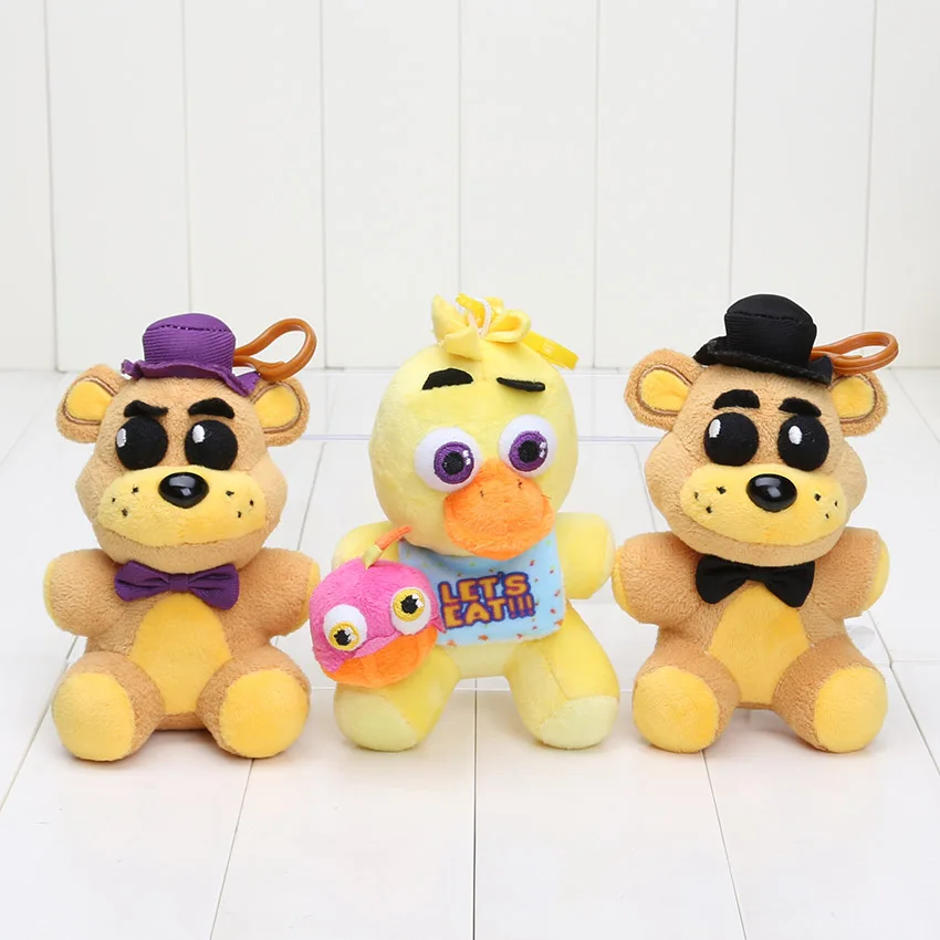 Кулон FNAF в наличии пять ночей у Фредди лиса мишка плюшевые куклы которым дети