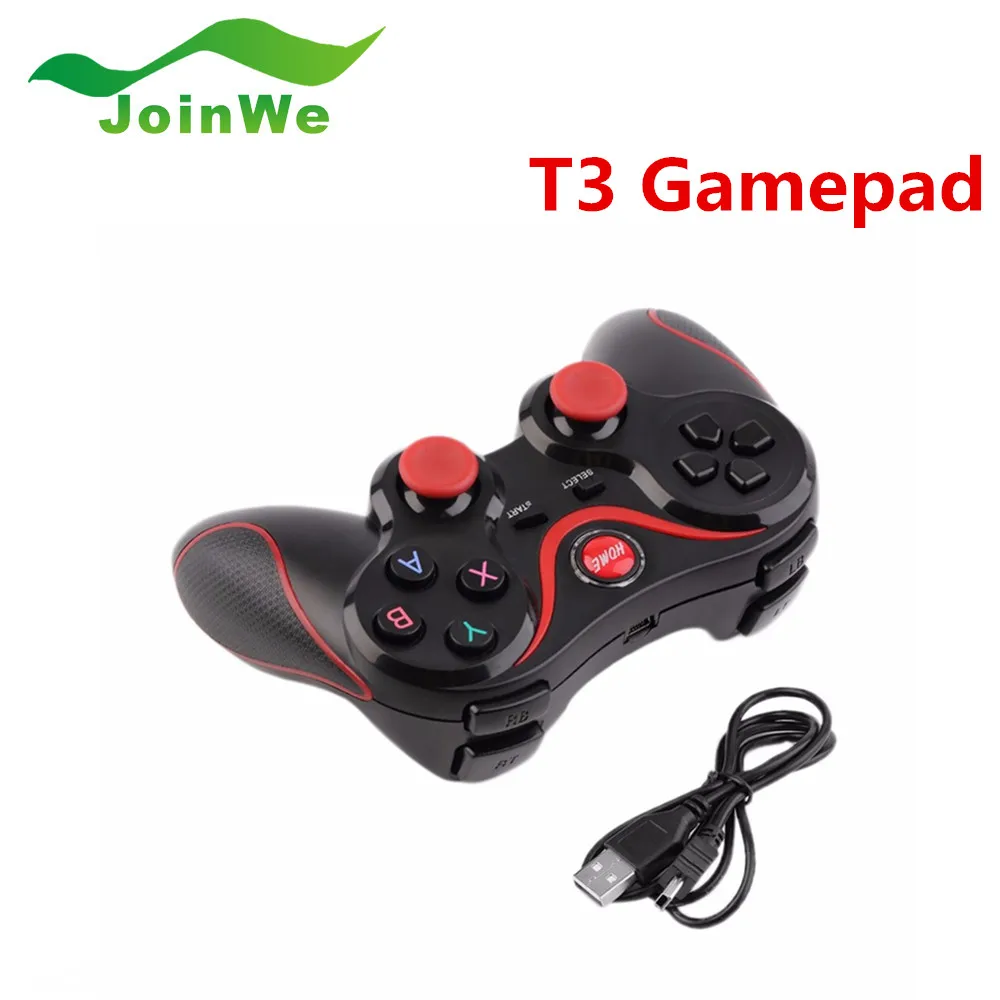 T3 Bluetooth Wireless Gamepad Game Controller Joystick for Android Smartphone Tablet PC TV BOX 3D Glasses