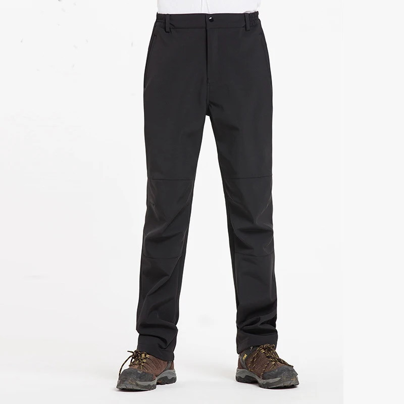 Shifuren invierno hombres al aire libre Pantalones de senderismo impermeable a prueba de viento polar caliente Softshell trekking esquí montaña Pantalones