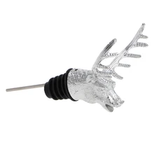 Олень голова разливщик Красного вина аэратор аксессуары для бутылок Пробка Вина сервер подарок