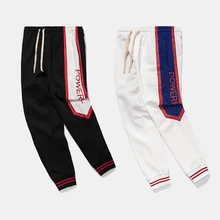Модные Цвет блока лоскутное брюки-карго Штаны фитнес jogger Штаны мужчин Уличная одежда в стиле хип-хоп холодный пот Штаны карандаш Штаны