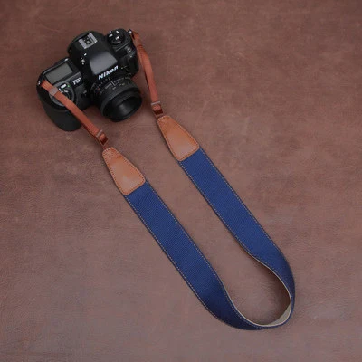 Cam-in 7170-7173 джинсовая коровья кожа универсальный ремень для камеры Шея плечо переноска хлопок ткань общий регулируемый ремень 39 мм ширина - Цвет: CAM7172