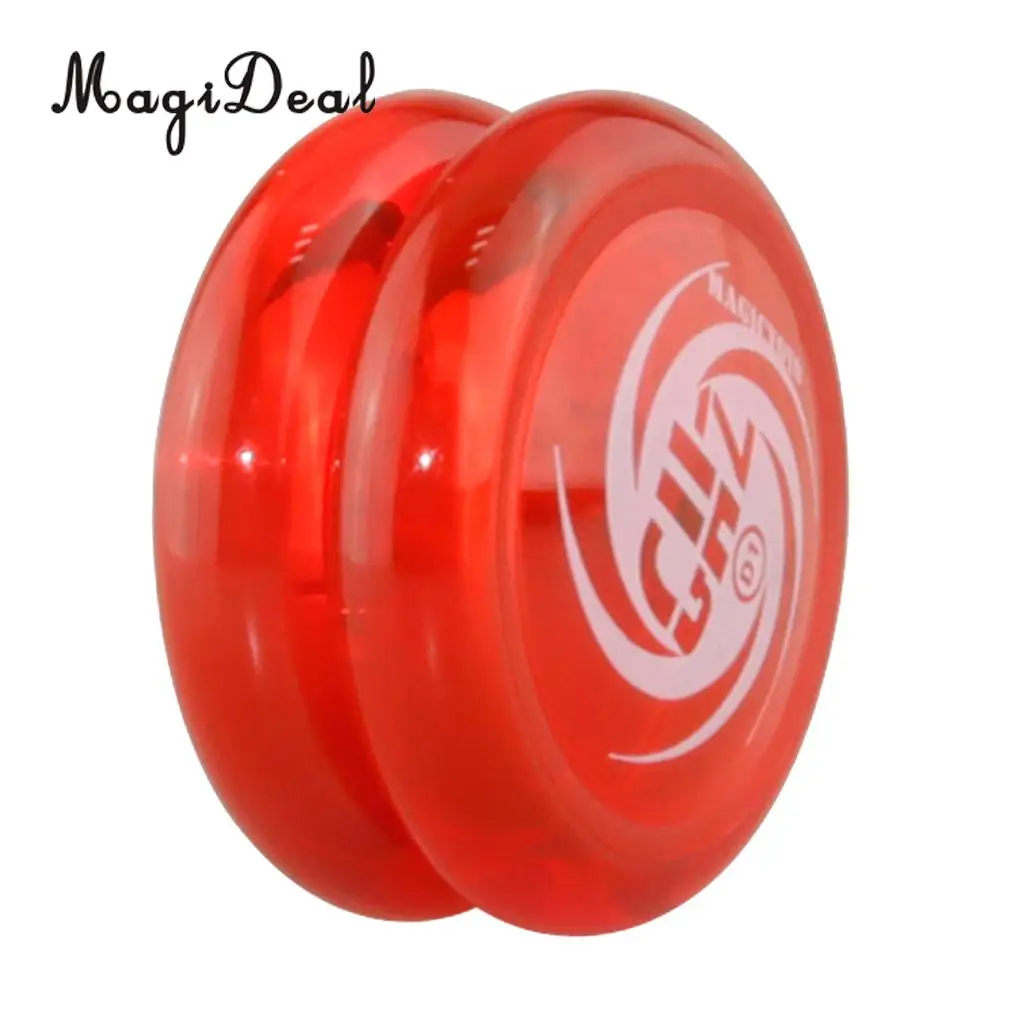 Plastic D1 Spin Ball Professional YoYo Size E Bearing with String for Kids Children Adult Classic Toy Green