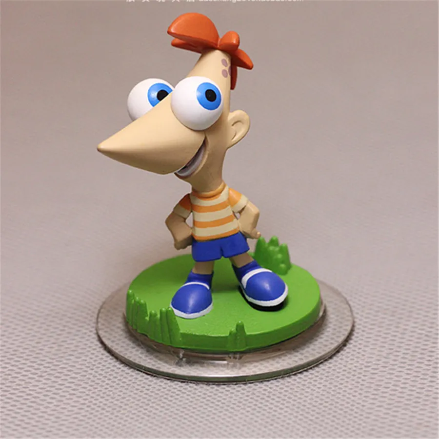 12 шт./партия набор для гаража Классическая Игрушка Phineas и Ferb детские игрушки кукла