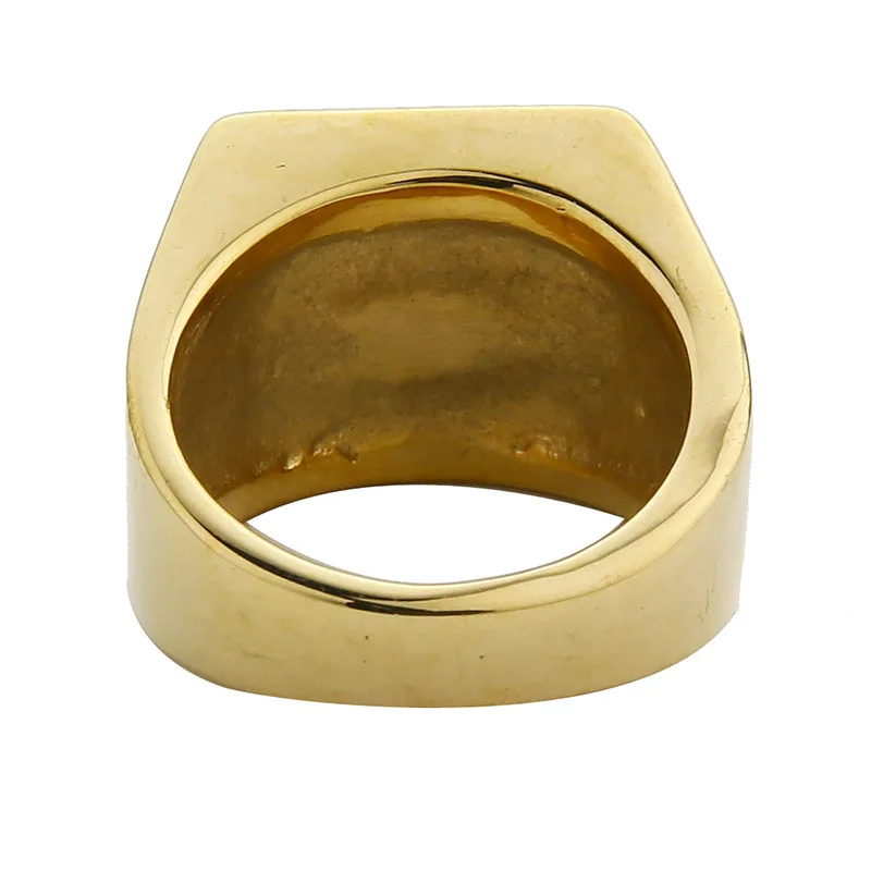 Ювелирные изделия Valily, Женское Обручальное кольцо из нержавеющей стали, модное цветочное квадратное кольцо из зеленого стекла для мужчин, Золотое кольцо, ювелирные изделия