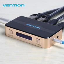 VENTION 3 input 1 output HDMI Switch Switcher HDMI Splitter HDMI Cable with Audio for XBOX PS3 Smart HD 1080P HDMI 5 Input 1 Out