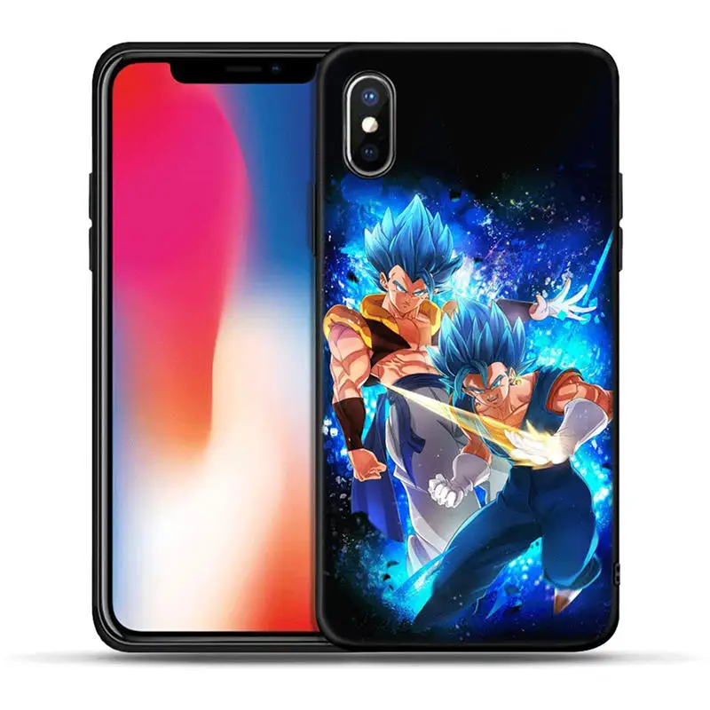 Dragon Ball Z Super DBZ Goku Модный чехол для IPhone X XR XS Max 8 7 Plus 6 6S Plus 5 5S SE чехол для телефона мягкий ТПУ чехол Etui - Цвет: H1203