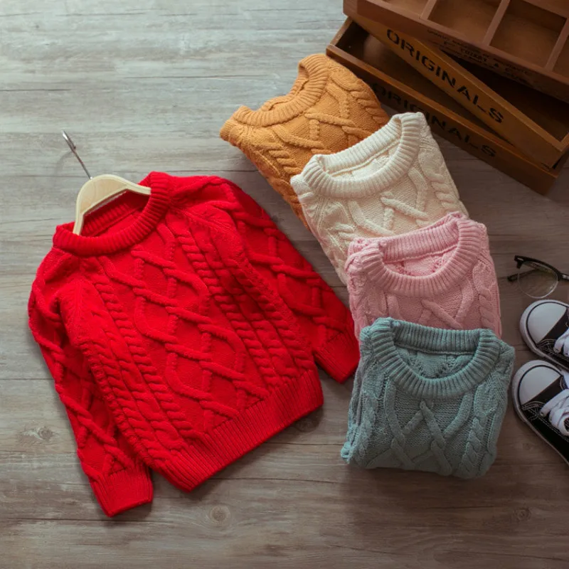 

Autumn Spring Baby Girls Boys Clothes Pullover Christmas Knitted Sweater Kids Long Sleeve Casual Warm Sweaters Baby Clothes 1-4T