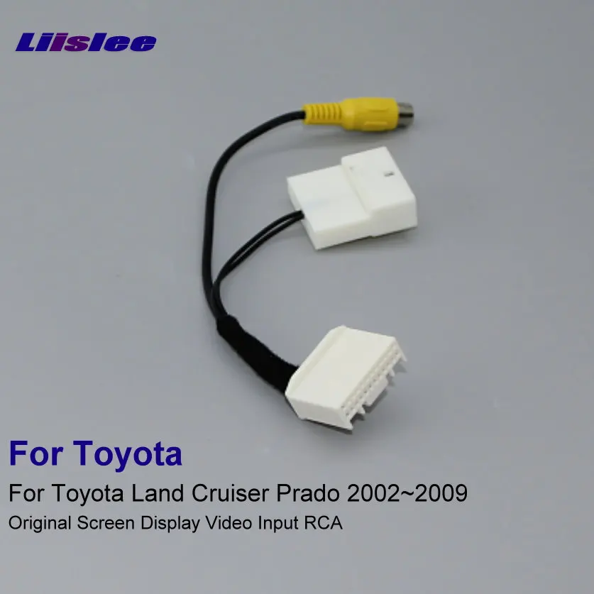 

Liislee 24 Pins Car Adapter Wire Cable For Toyota Land Cruiser Prado 2002~2009 Rear View Camera / Original Video Input RCA