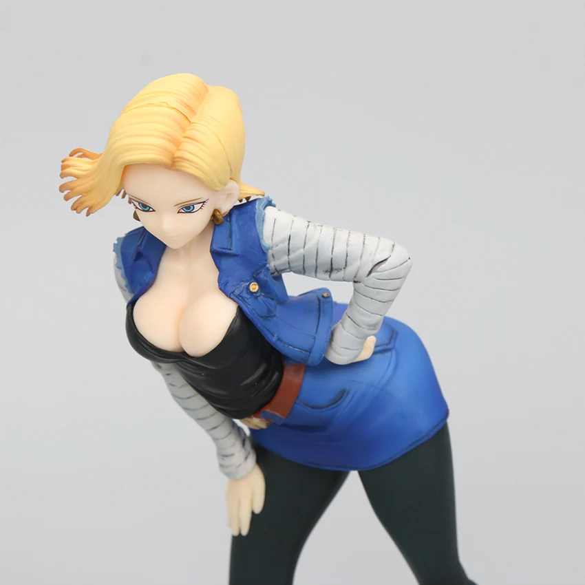 9 20 см дракон DBZ девушки Gals NO 18 лазурь Ранчи видель ПВХ экшн фигурка Дракон Z