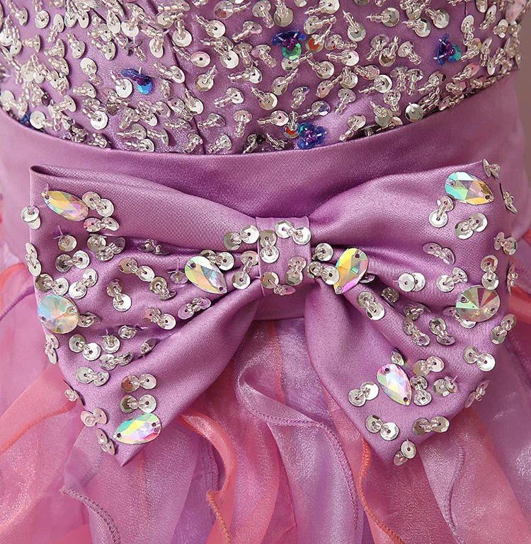 Лук Оборками Милая vestido formatura Органзы Galajurken Короткие Платья Выпускного Вечера