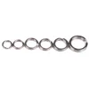 10pcs/lotStainless Steel Ring Split Clip Swivel Double Loop Quick Change Ring Fishing Accessory with fishing lure bait hook ► Photo 3/4