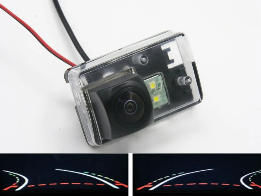 

Trajectory Tracks Fisheye Lens 1080P Car Rear view Camera for Peugeot 206 207 306 307 Sedan 308 406 407 5008 Partner Tepee