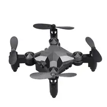 Foldable RC Quadcopter Watch Style Remote Control Drone Wifi FPV with 0.3MP Camera Gravity Sensing Control Headless Mode Drone