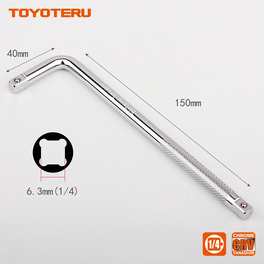 Торцевой ключ TOYOTERU ручной гаечный типа Heavy Drive 1/4 "3/8" 1/2 " хром ванадиевая