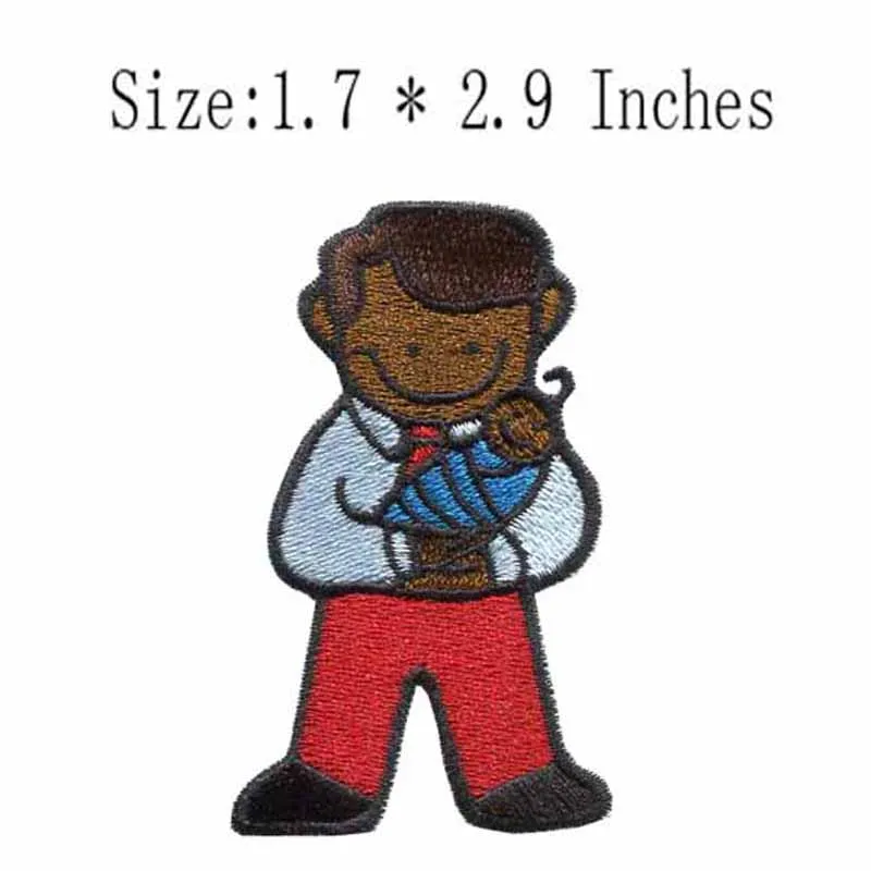 Father and the baby 17wide embroidery for home patchnavidadwedding