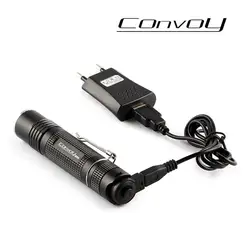 Конвой BD03 CREE xm-l U2 1000lm светодиодный фонарик Белый свет 18650 Батарея для самообороны