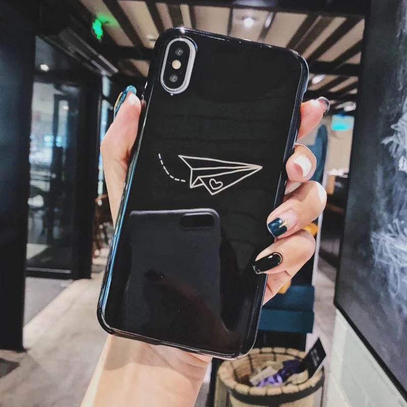 

Kerzzil Cartoon paper Airplane Phone Case For huawei V10 Honor 9 10 lite Glossy Soft TPU Back Cover For Huawei P20 P20 Lite Pro