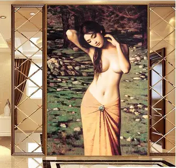 

Custom photo 3d wallpaper Non-woven mural picture wall sticker Body art beauty painting Living room decoration