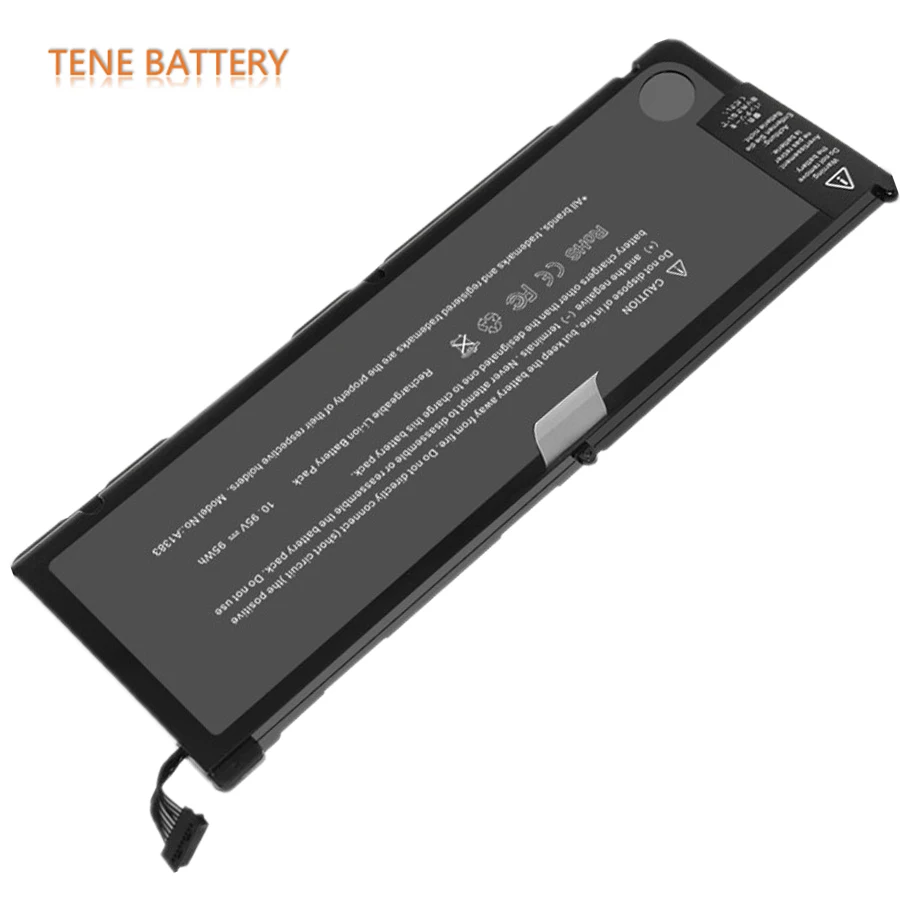 10.95V 95wh replacement laptop battery A1383 020-7149-A for Apple MacBook Pro 17 A1287 Free shipping A1383 bateria