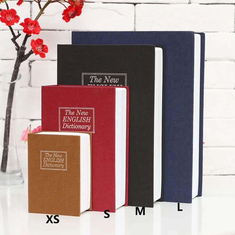 Book Safes Simulation Dictionary Secret Book Safe Money Box Case Money Jewelry Storage Collection Box Security Key Lockjpg (1)