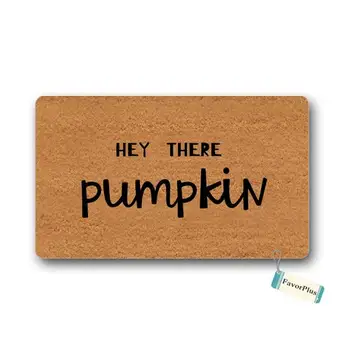 

Doormat Hey There Pumpkin Entrance Outdoor/Indoor Non Slip Decor Funny Floor Door Mat