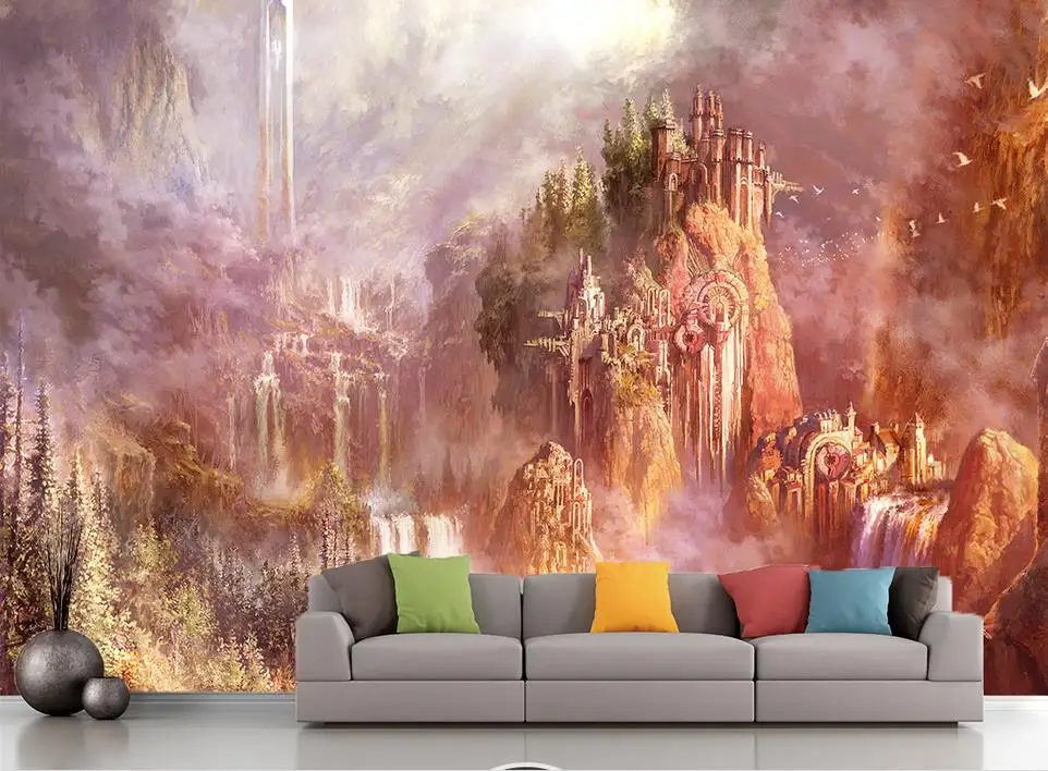 customize 3d wallpaper walls Artistic scenery 3d photo wall papers home