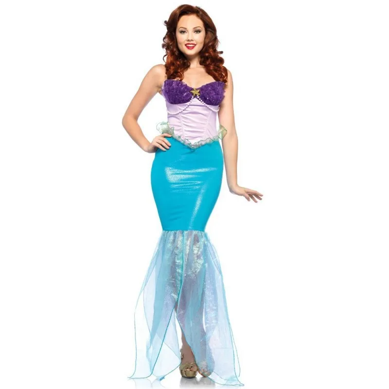 New Womens Little Mermaid Princess Undersea Ariel Outfit Adult