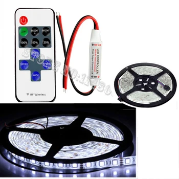 

MIMI LED Strip RF Remote Controller With 5050 Cool White 5M 300 LEDs non- WaterProof LED Strip Light